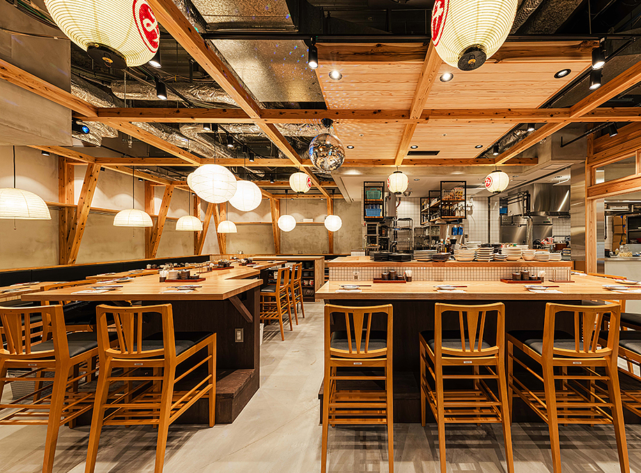 明神丸なんばセントラルイータリー店内装