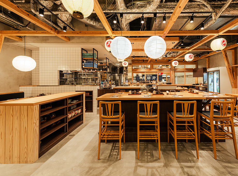 明神丸なんばセントラルイータリー店内装