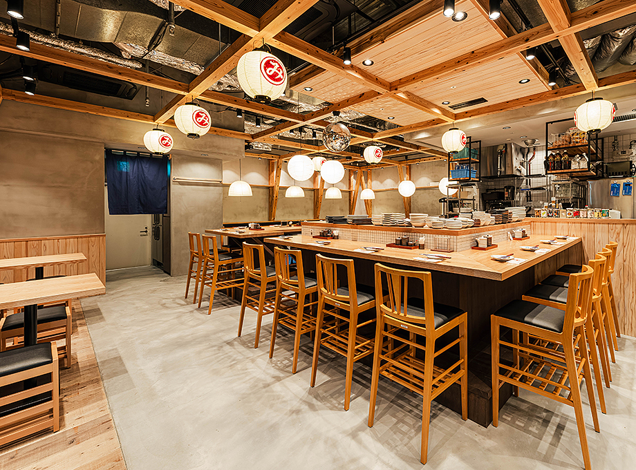 明神丸なんばセントラルイータリー店内装